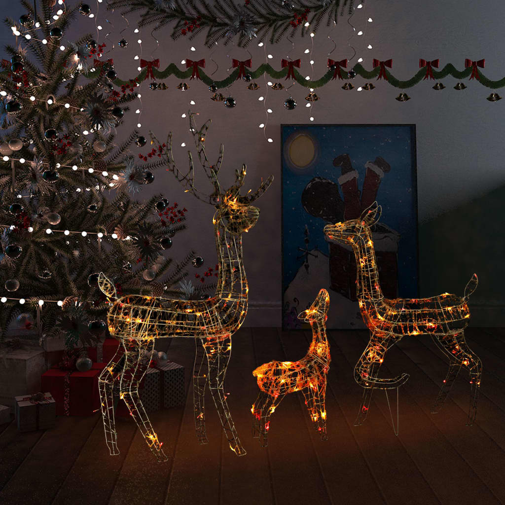 Reindeer Family Christmas Decoration 201 Leds