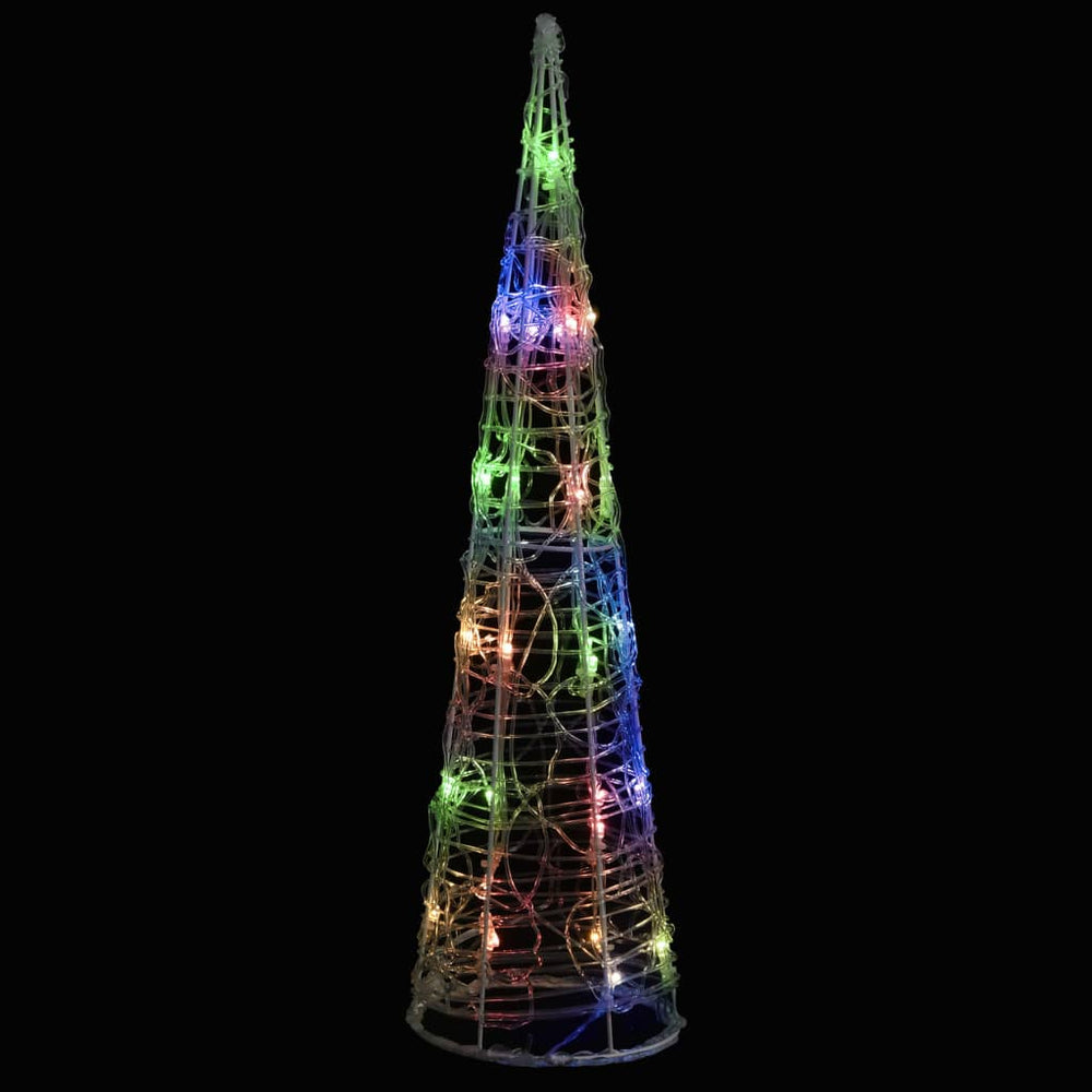 Acrylic Decorative Pyramid Led Light Cone Colourful