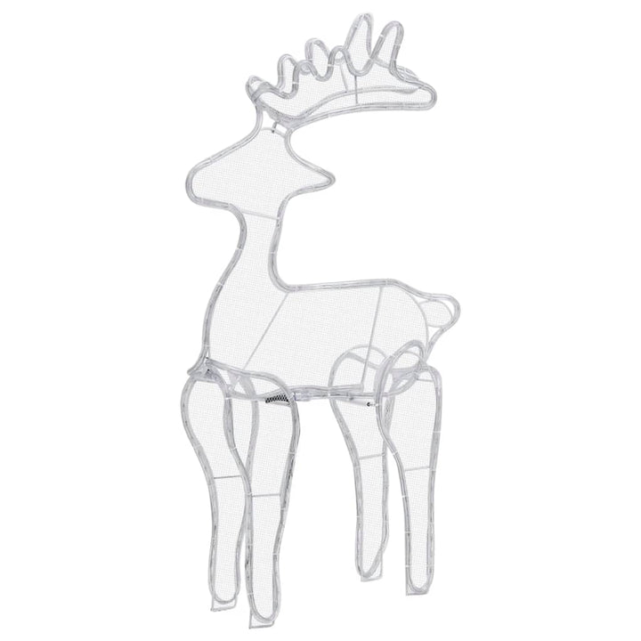 Reindeer Christmas Decoration With Mesh 306 Leds 60X24X89Cm