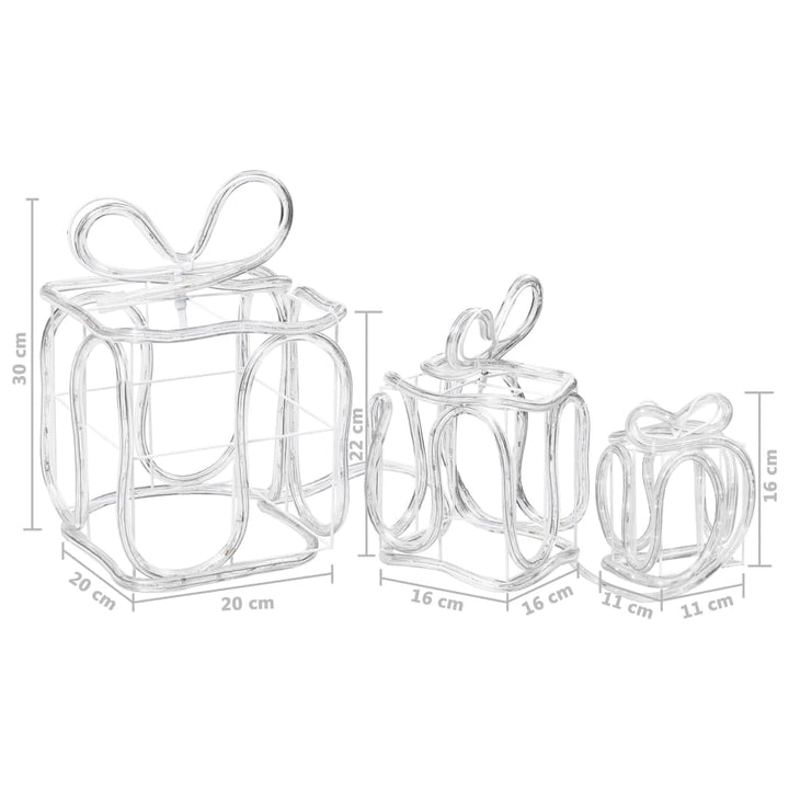 Christmas Decoration Gift Boxes With 180 Leds Indoor Outdoor