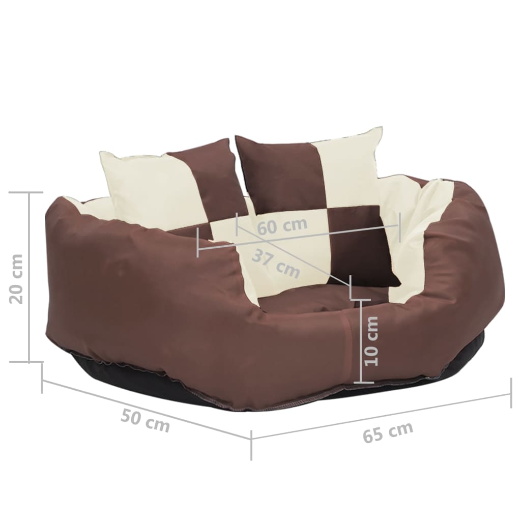 Reversible & Washable Dog Cushion