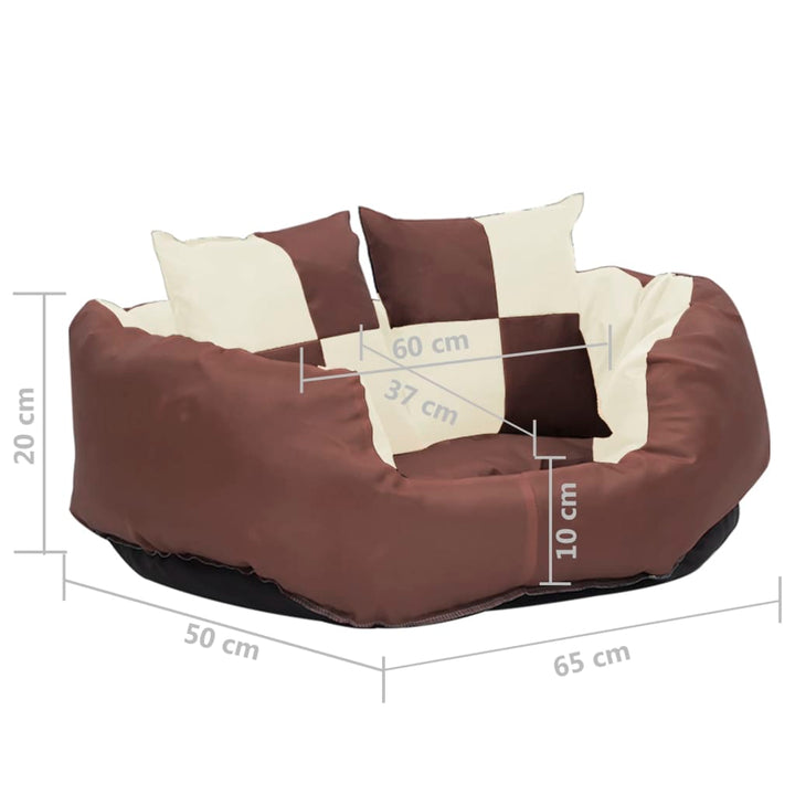 Reversible & Washable Dog Cushion