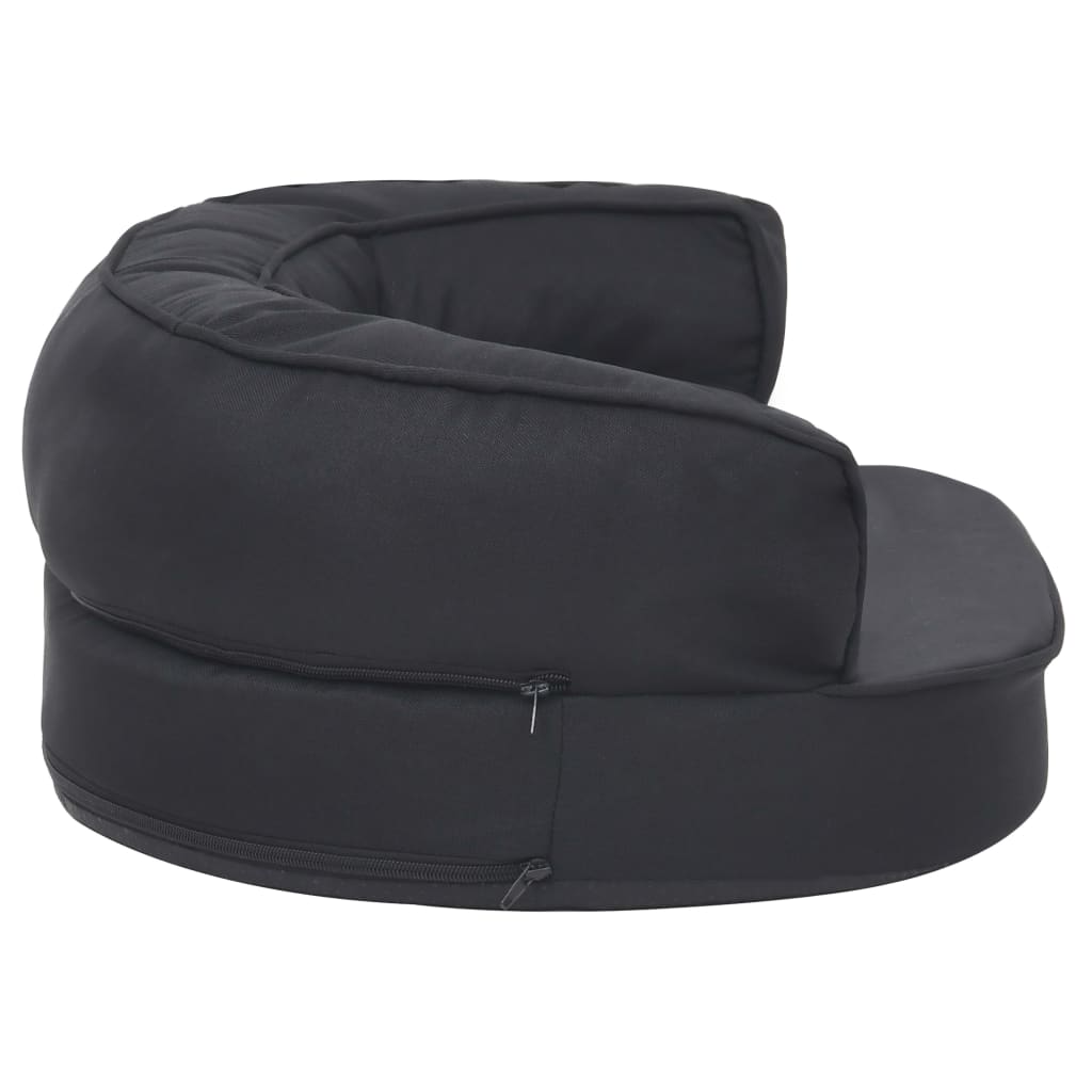 Ergonomic Dog Bed Mattress Linen Look