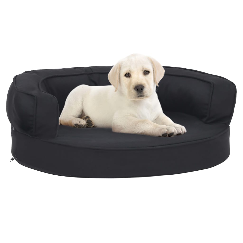Ergonomic Dog Bed Mattress Linen Look