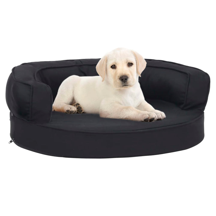Ergonomic Dog Bed Mattress Linen Look