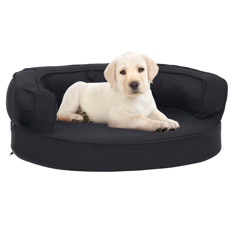 Ergonomic Dog Bed Mattress Linen Look