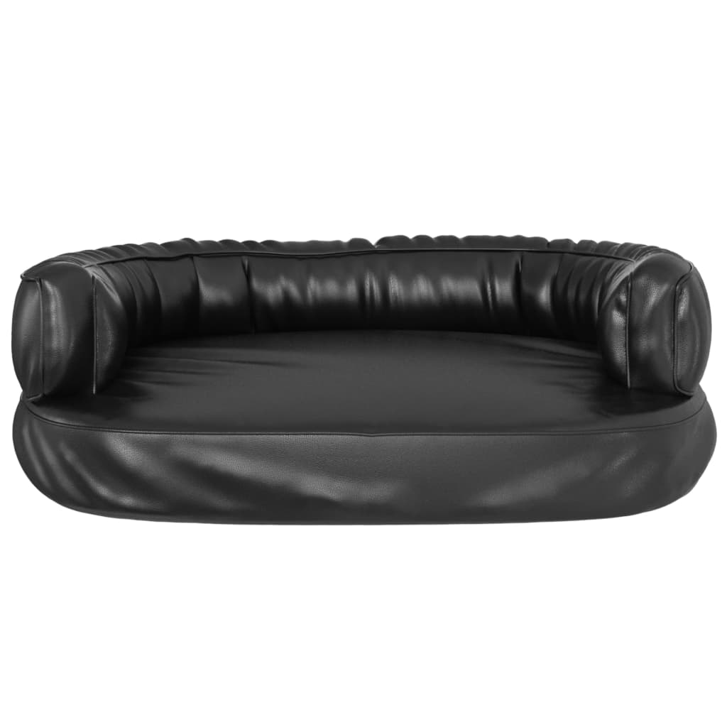 Ergonomic Foam Dog Bed Faux Leather