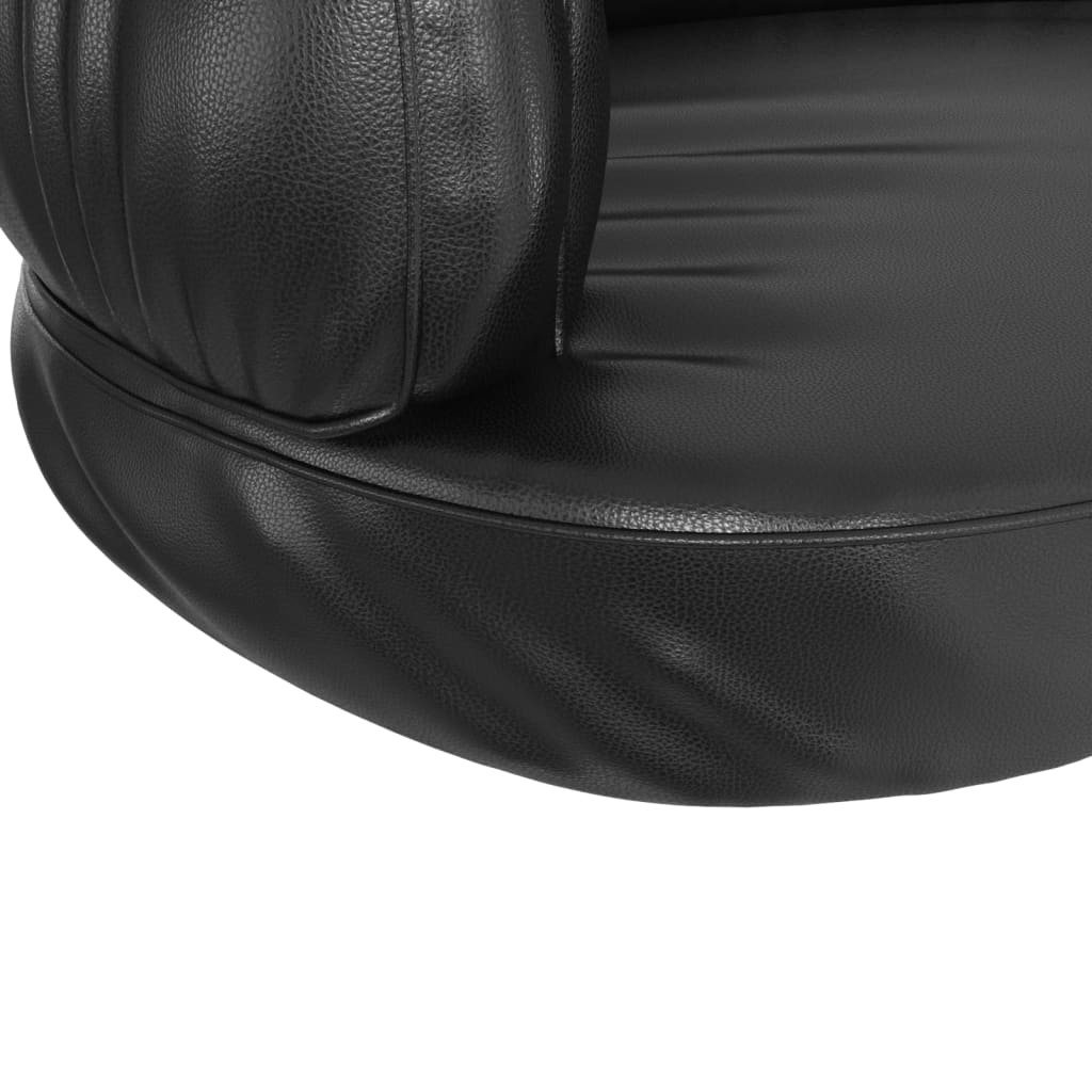 Ergonomic Foam Dog Bed Faux Leather