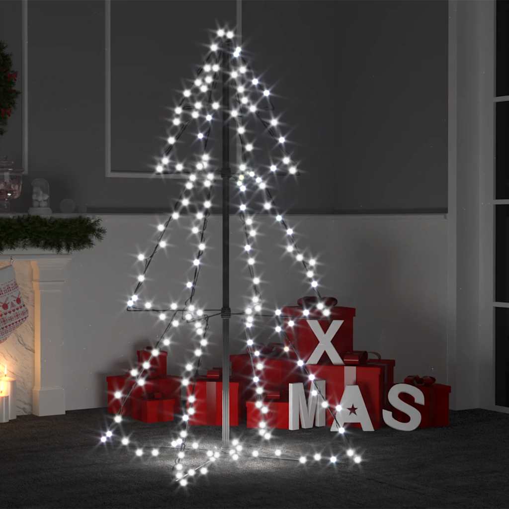 Christmas Cone Tree 240 Leds Indoor And Outdoor 118X180 Cm