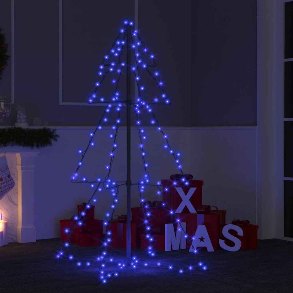 Christmas Cone Tree 240 Leds Indoor And Outdoor 118X180 Cm