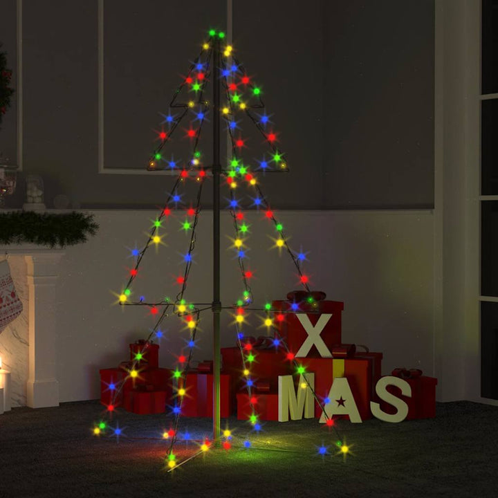 Christmas Cone Tree 240 Leds Indoor And Outdoor 118X180 Cm
