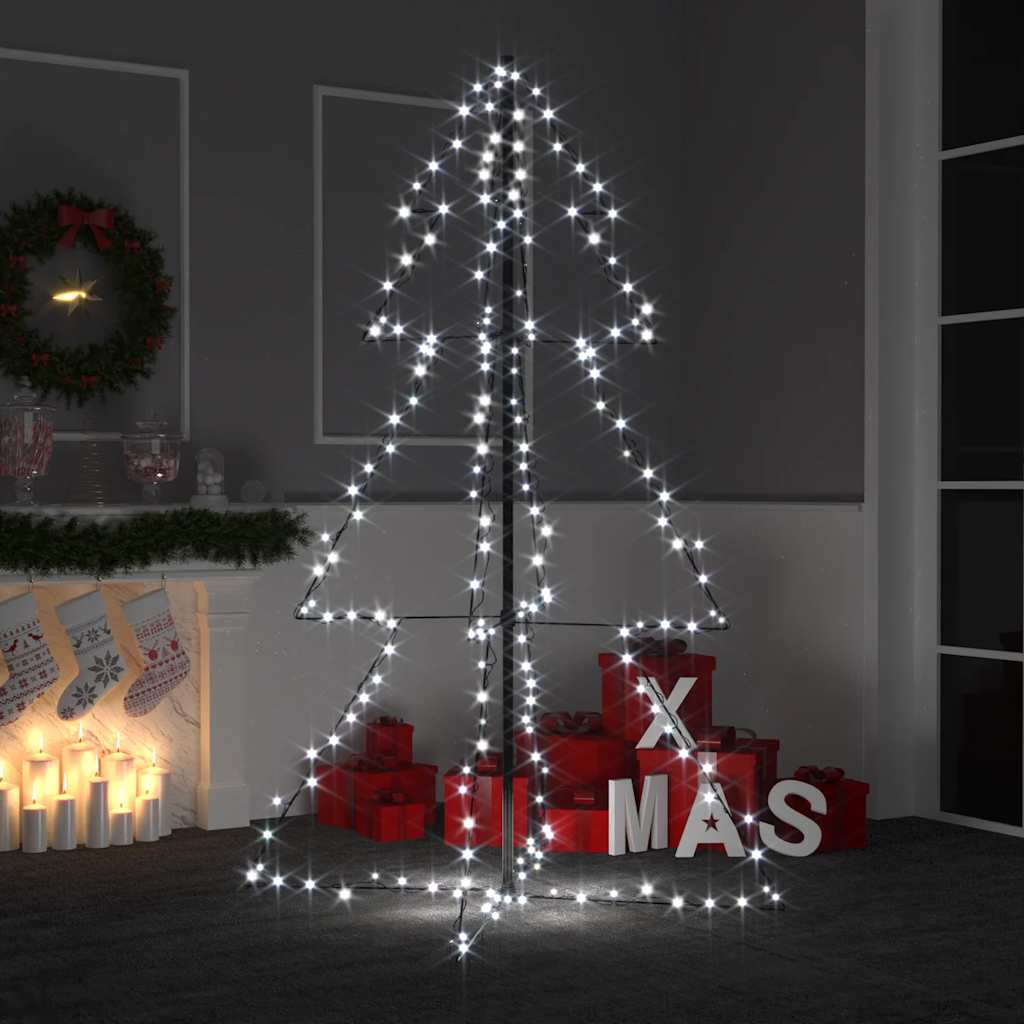 Christmas Cone Tree 240 Leds Indoor And Outdoor 118X180 Cm
