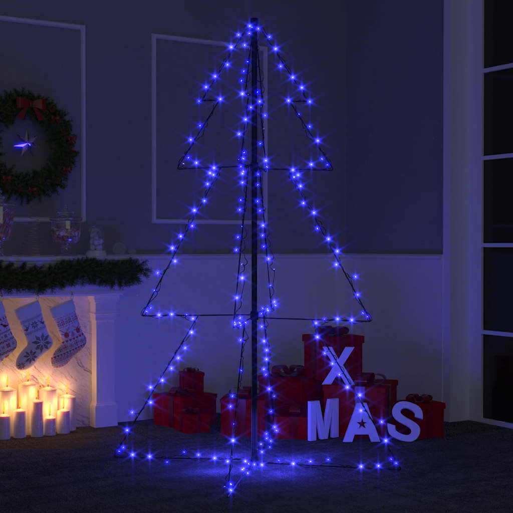 Christmas Cone Tree 240 Leds Indoor And Outdoor 118X180 Cm