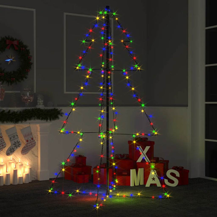 Christmas Cone Tree 240 Leds Indoor And Outdoor 118X180 Cm