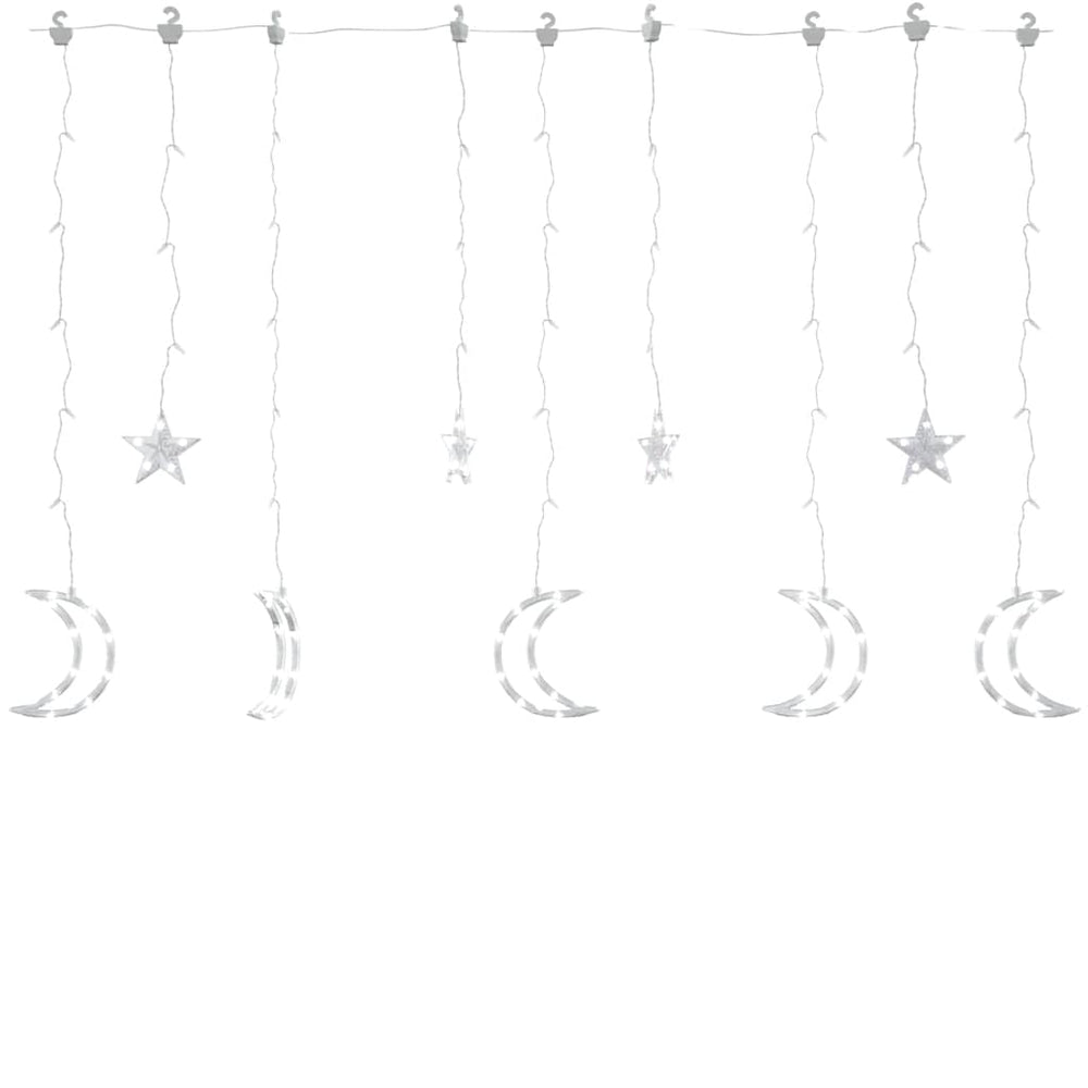 Star And Moon Fairy Lights Remote Control