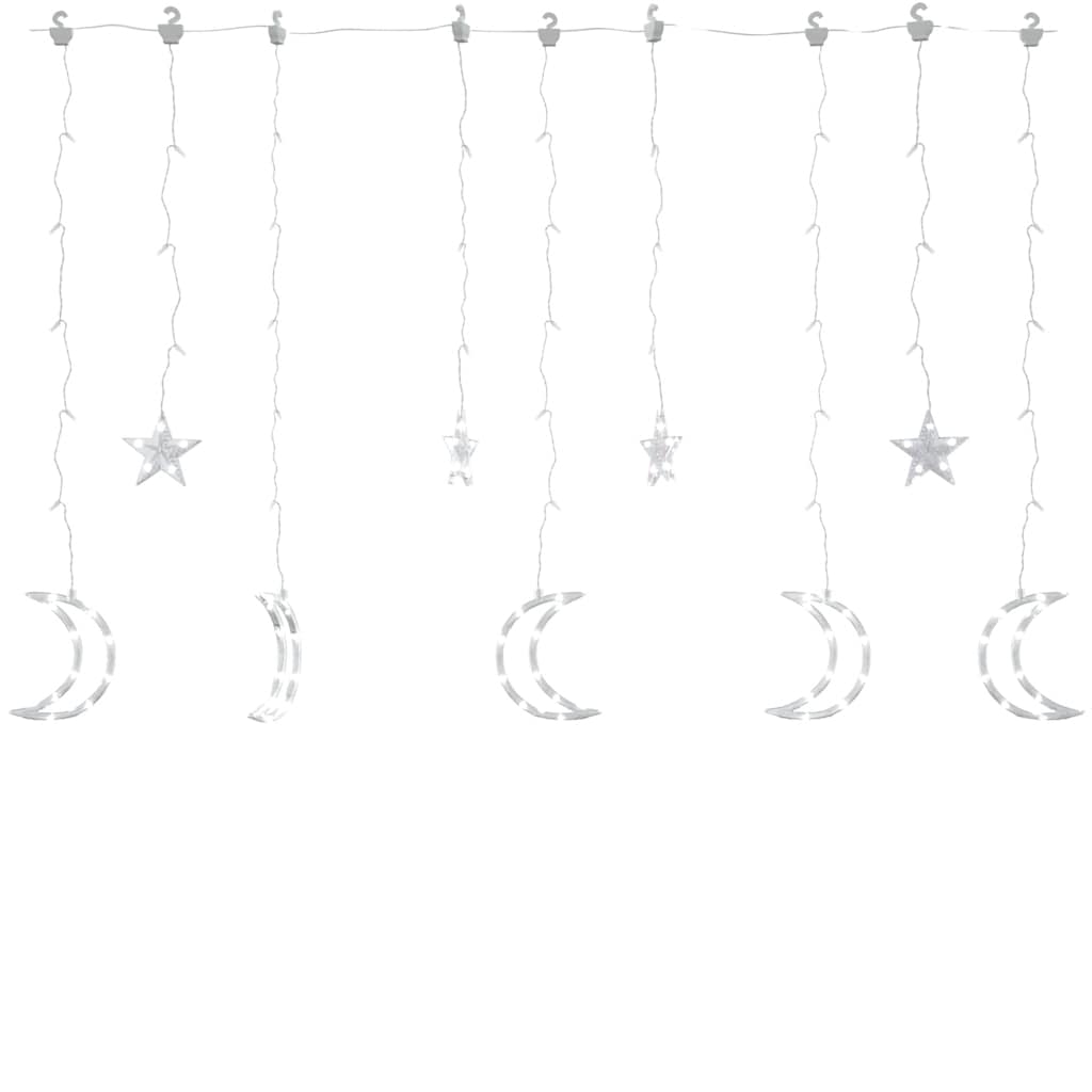 Star And Moon Fairy Lights Remote Control