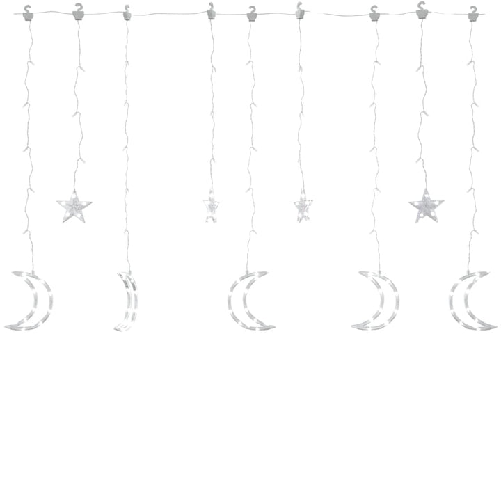Star And Moon Fairy Lights Remote Control