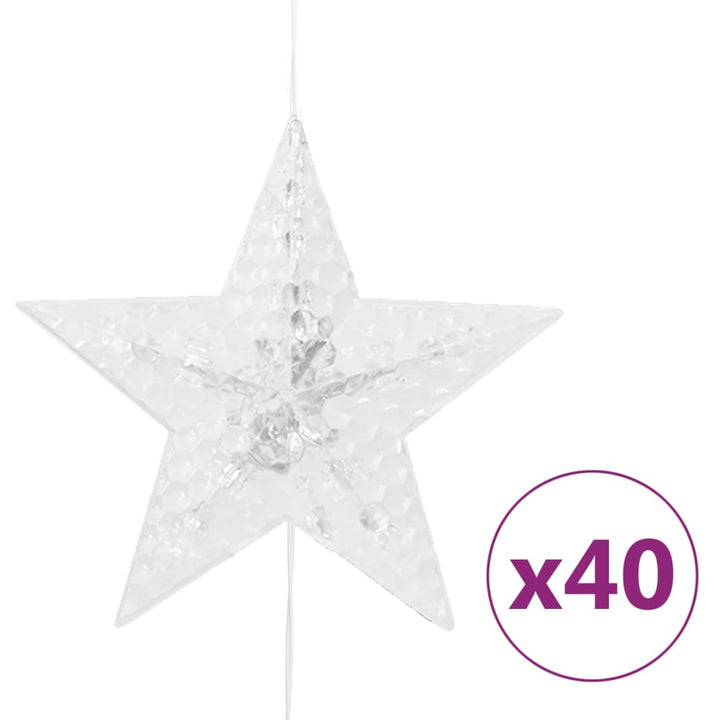 Led Star Curtain Fairy Lights 200 Led 8 Function