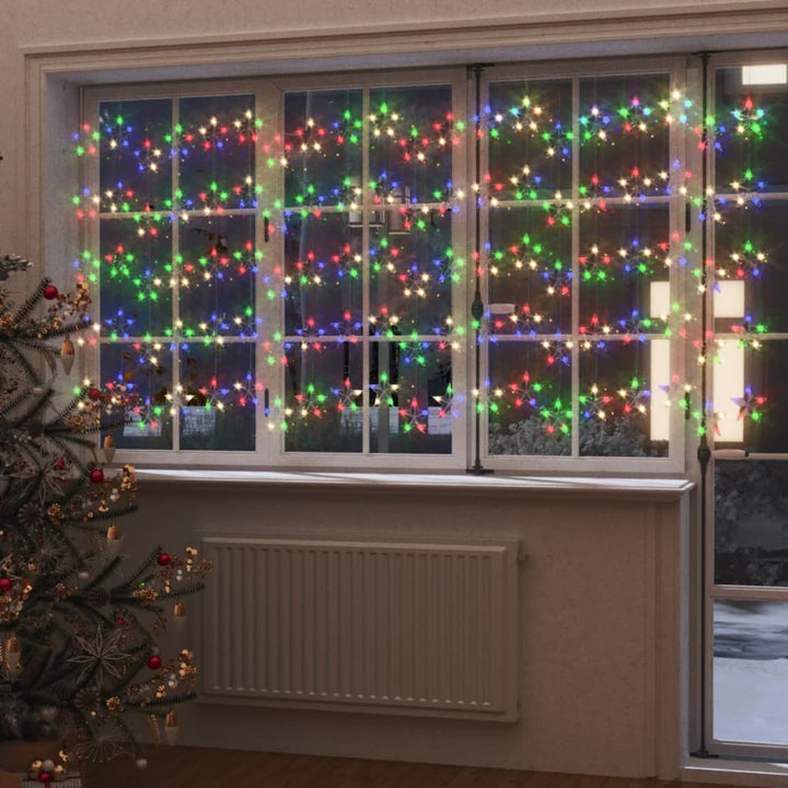 Led Star Curtain Fairy Lights 200 Led 8 Function