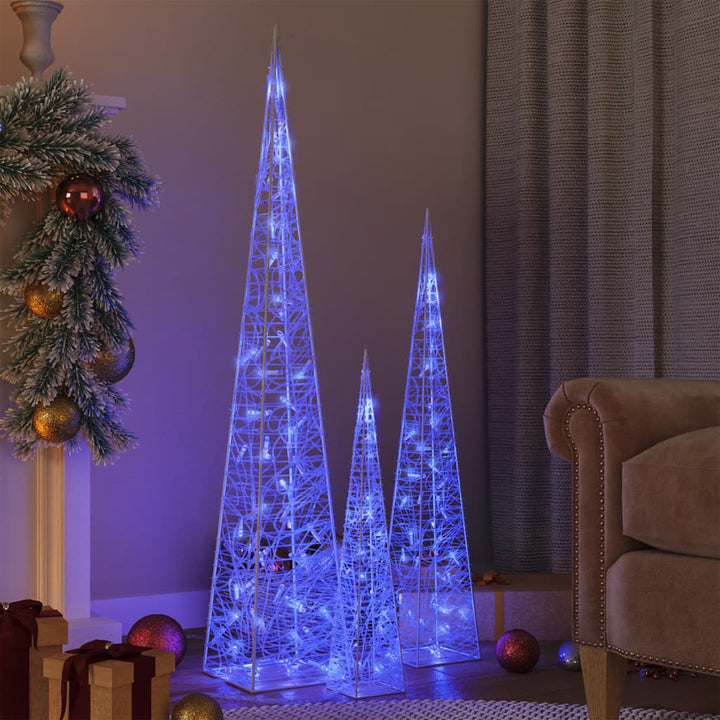 Acrylic Decorative Led Light Cone