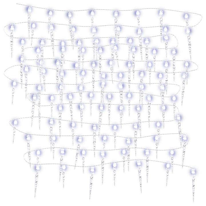 Christmas Icicle Lights 40Pcs Acrylic Remote Control