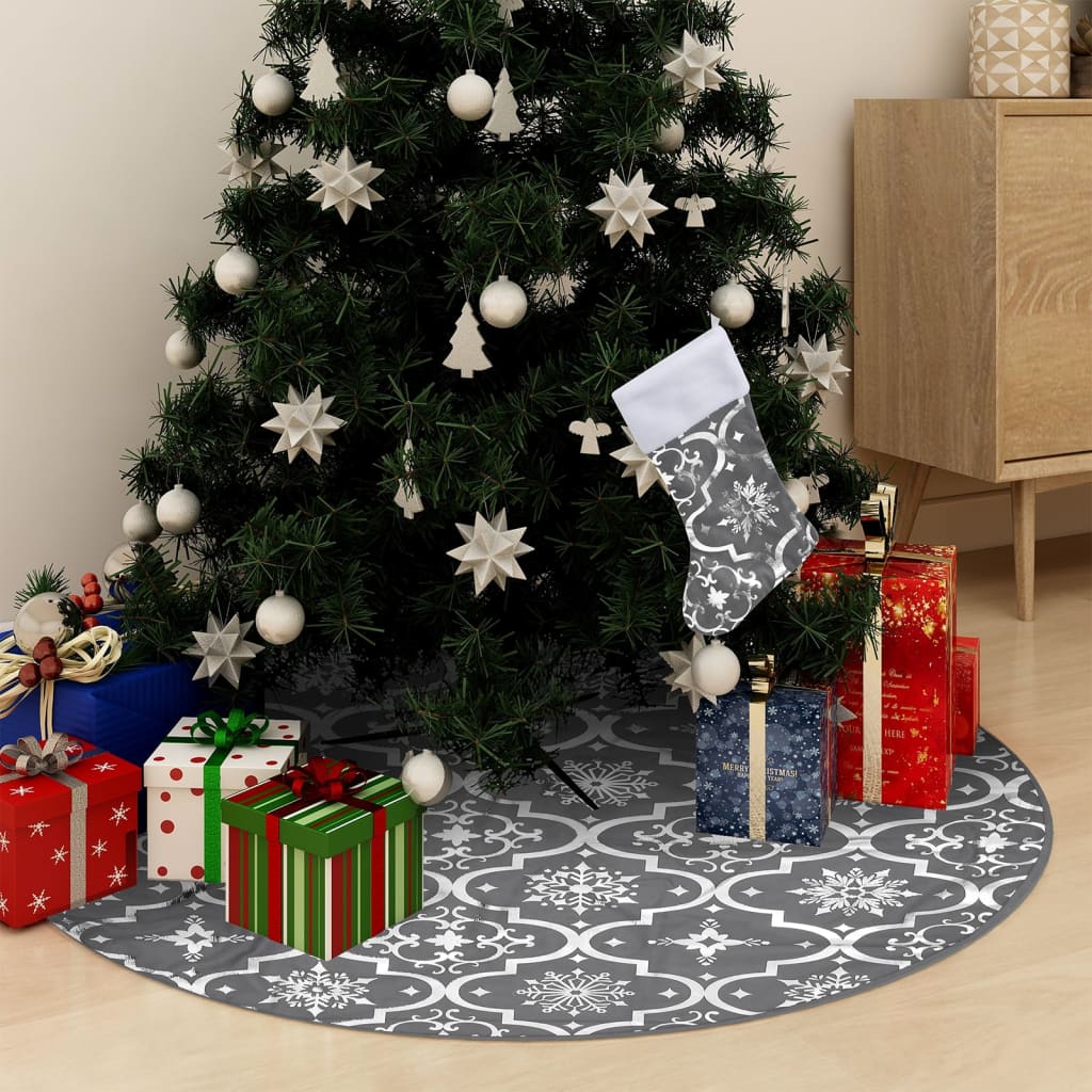 Luxury Christmas Tree Skirt With Sock Fabric