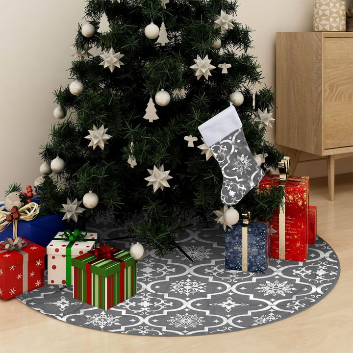 Luxury Christmas Tree Skirt With Sock Fabric