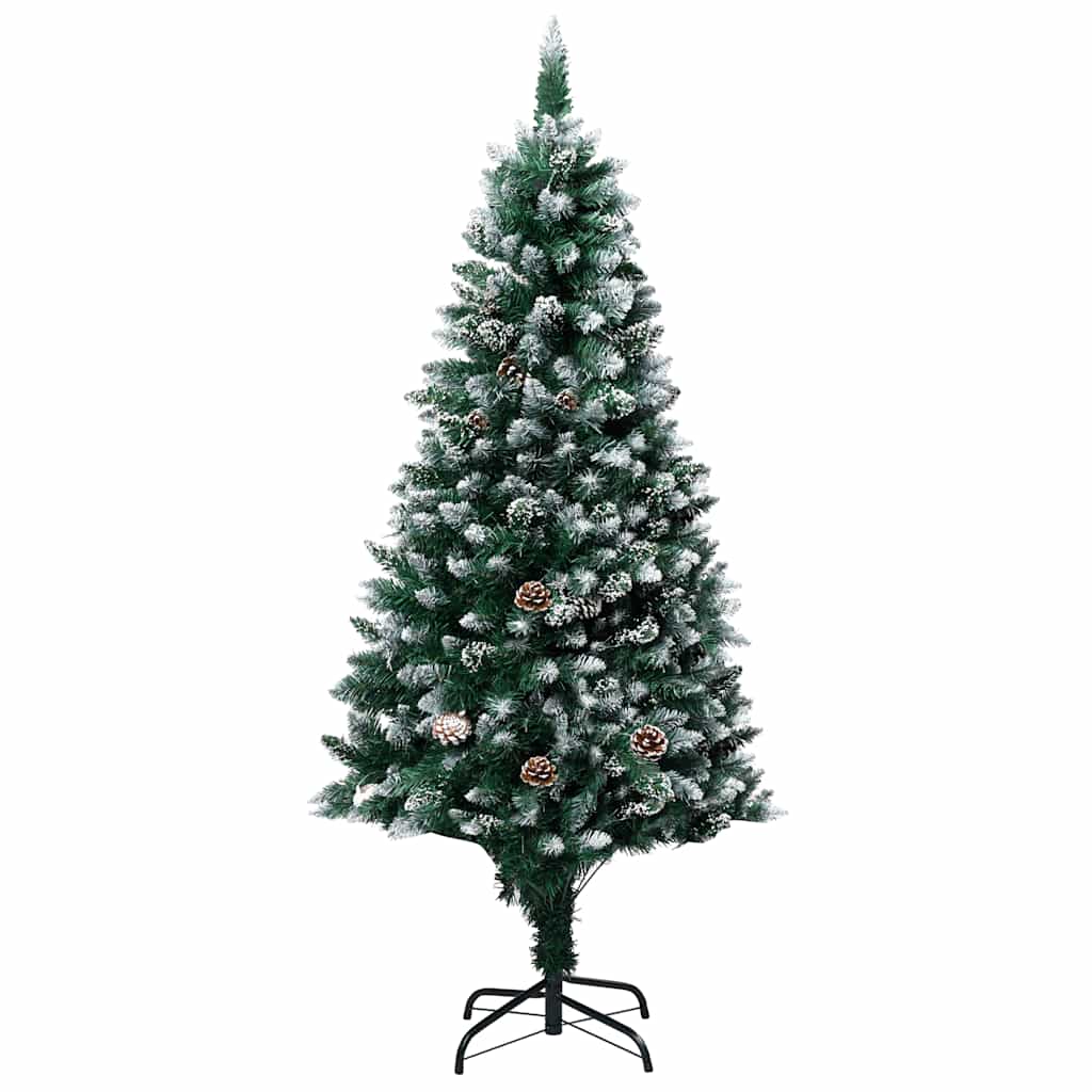 Artificial Pre-Lit Christmas Tree With Ball Set&Pine Cones 180 Cm