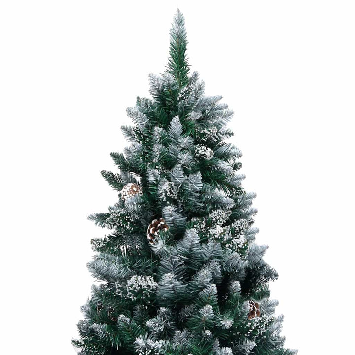 Artificial Pre-Lit Christmas Tree With Ball Set&Pine Cones 180 Cm