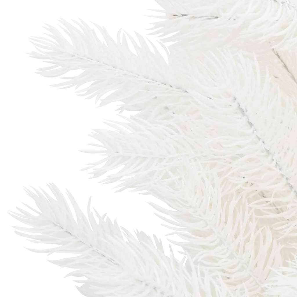 Artificial Pre-Lit Christmas Tree With Ball Set White 65 Cm