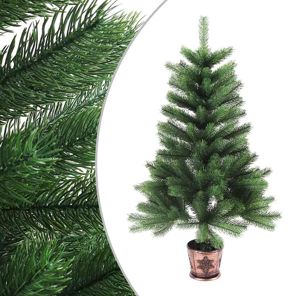 Artificial Pre-Lit Christmas Tree With Ball Set 65 Cm Green