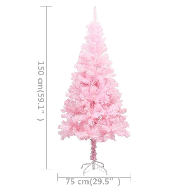Artificial Pre-Lit Christmas Tree With Ball Set 150 Cm Pvc