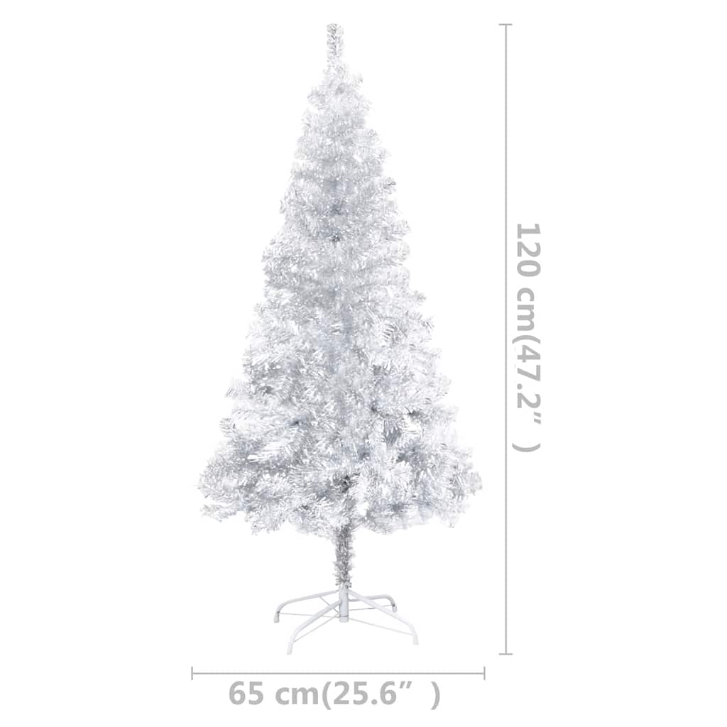 Artificial Pre-Lit Christmas Tree With Ball Set 120 Cm Pet