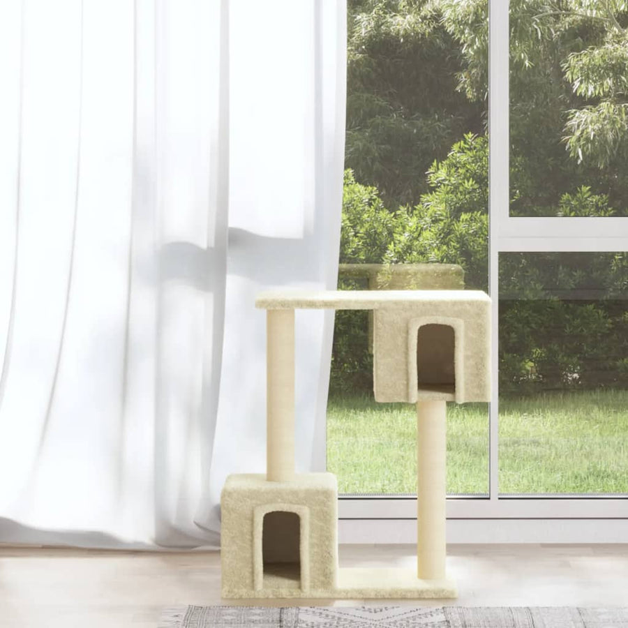 Cat Tree With Sisal Scratching Posts 60 Cm