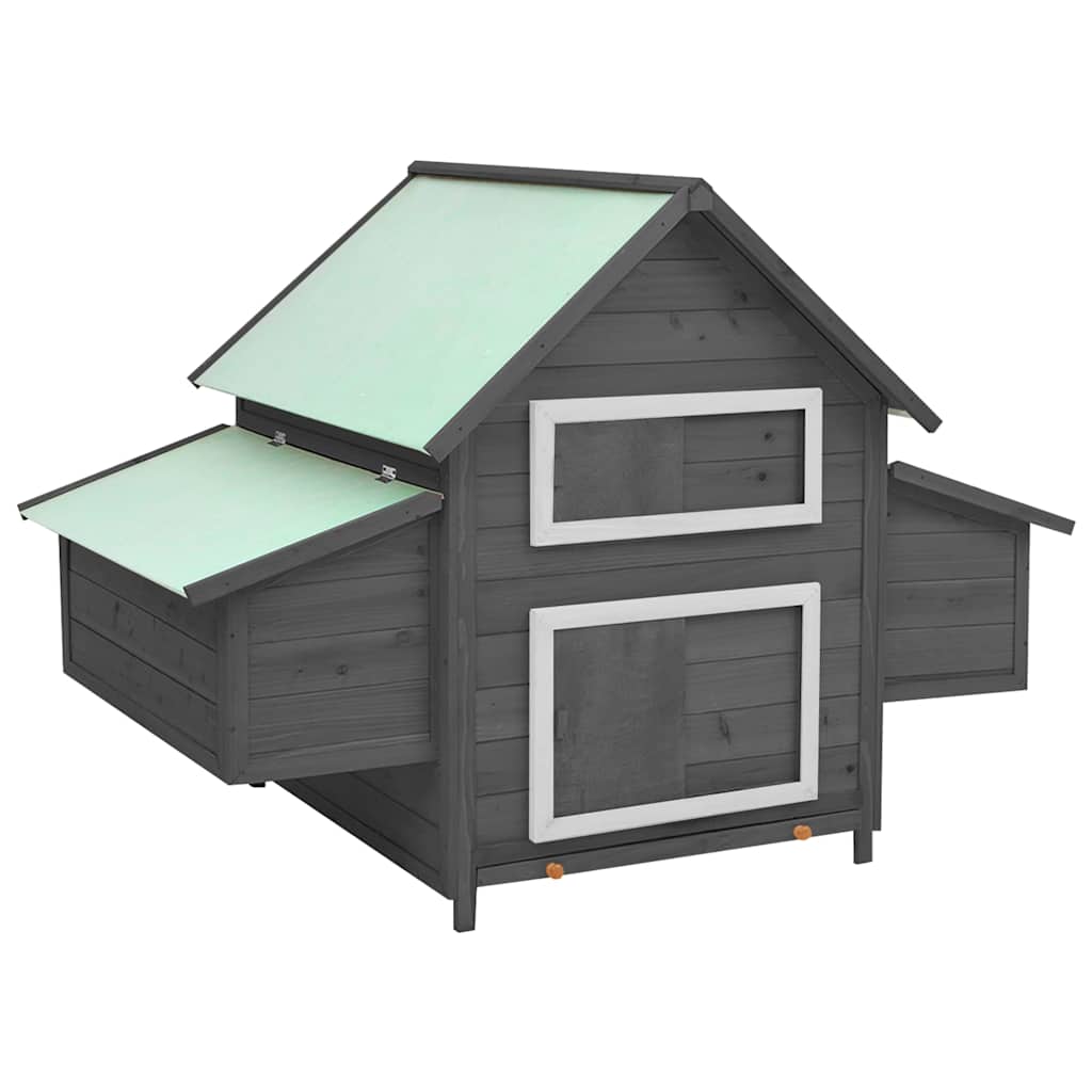 Chicken Coop 150X96X110 Cm Solid Firwood