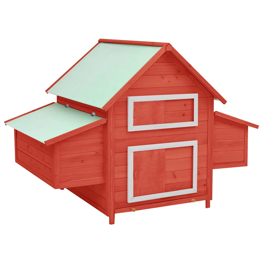 Chicken Coop 150X96X110 Cm Solid Firwood