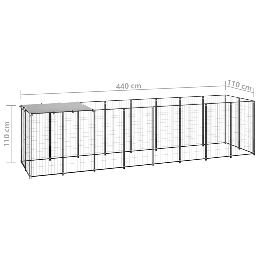 Dog Kennel 4.84 M² Steel