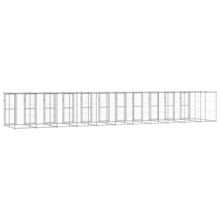 Outdoor Dog Kennel Steel With Roof