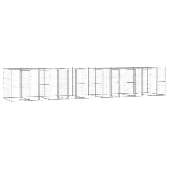 Outdoor Dog Kennel Steel With Roof