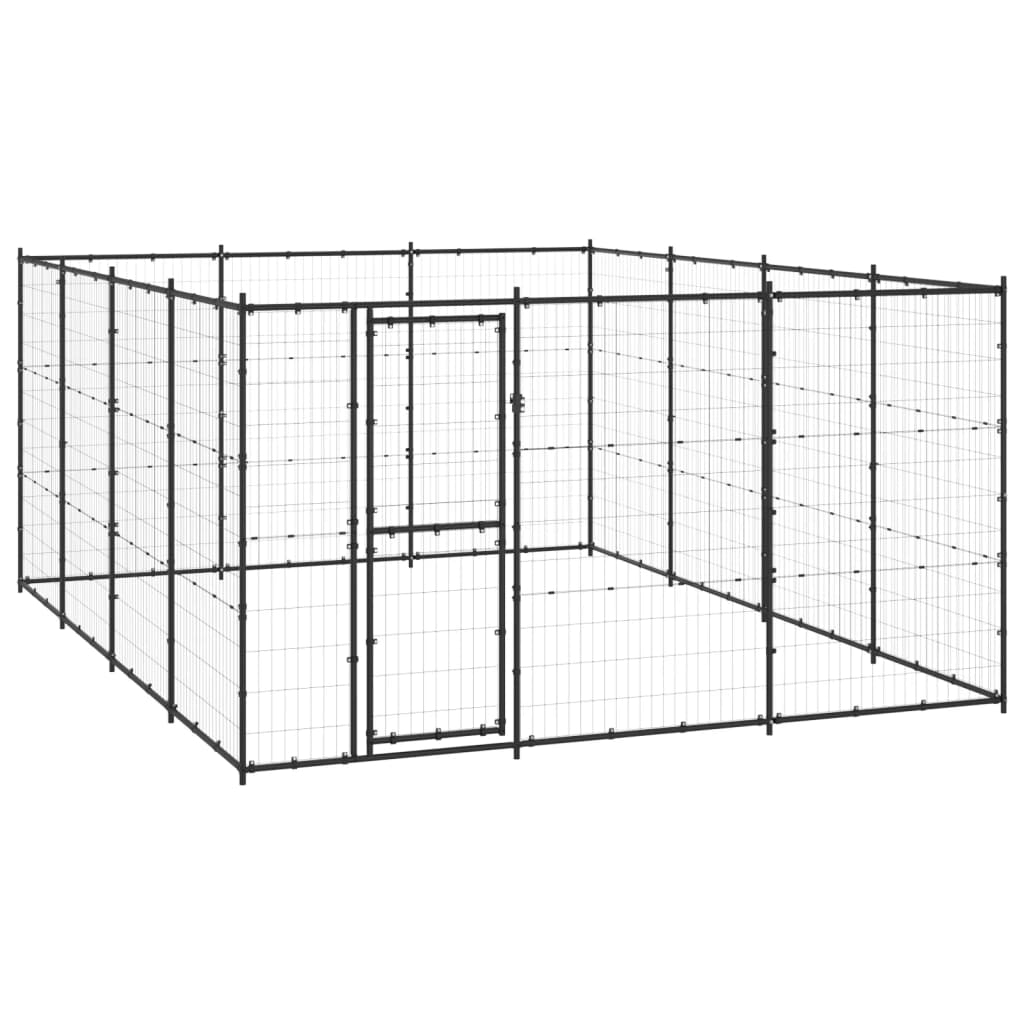 Outdoor Dog Kennel Steel 24.2 M²