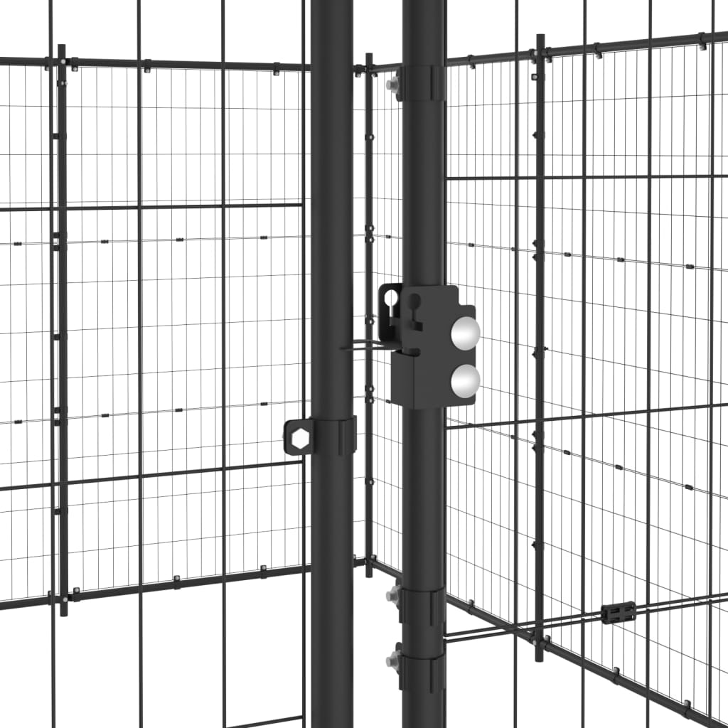 Outdoor Dog Kennel Steel 24.2 M²