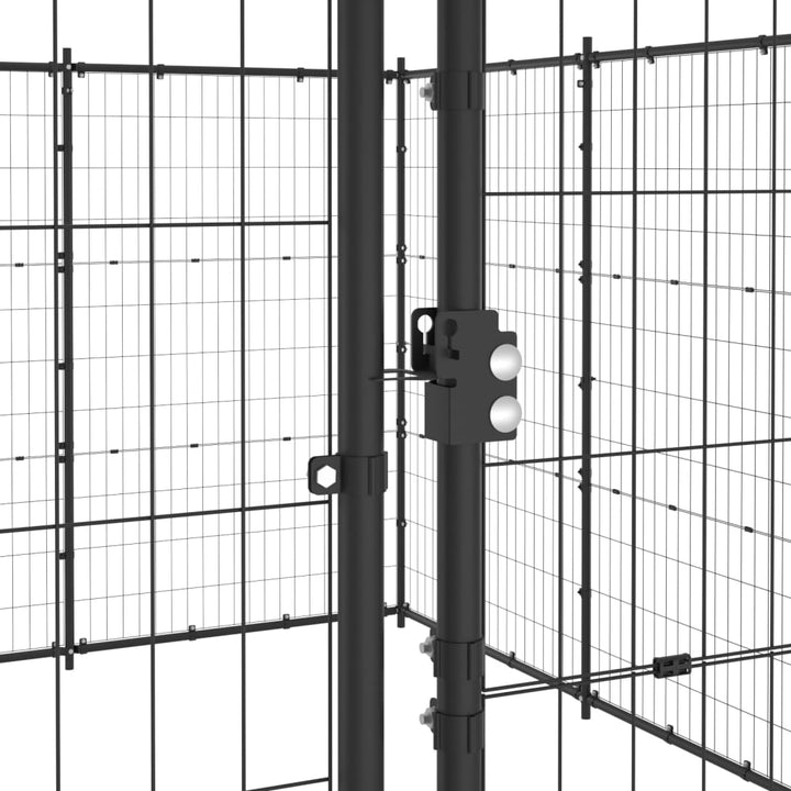 Outdoor Dog Kennel Steel 24.2 M²