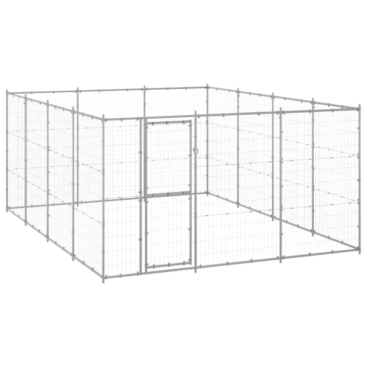 Outdoor Dog Kennel Steel 24.2 M²