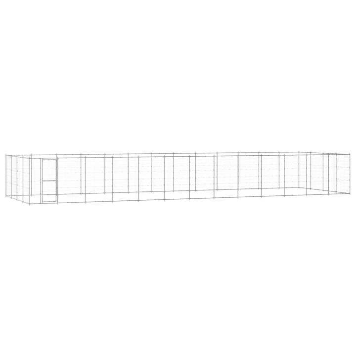 Outdoor Dog Kennel Steel 24.2 M²