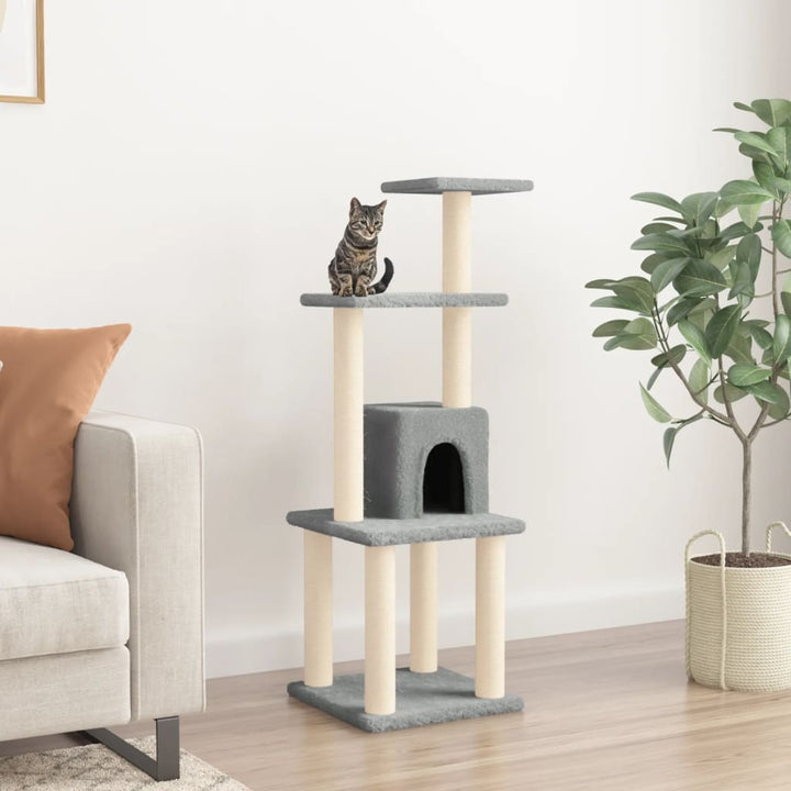 Cat Tree With Sisal Scratching Posts 105 Cm