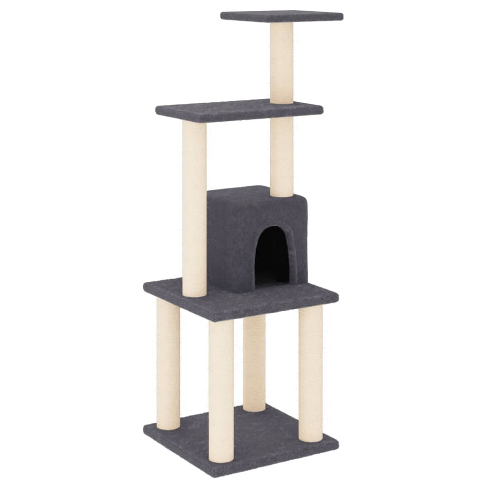 Cat Tree With Sisal Scratching Posts 105 Cm