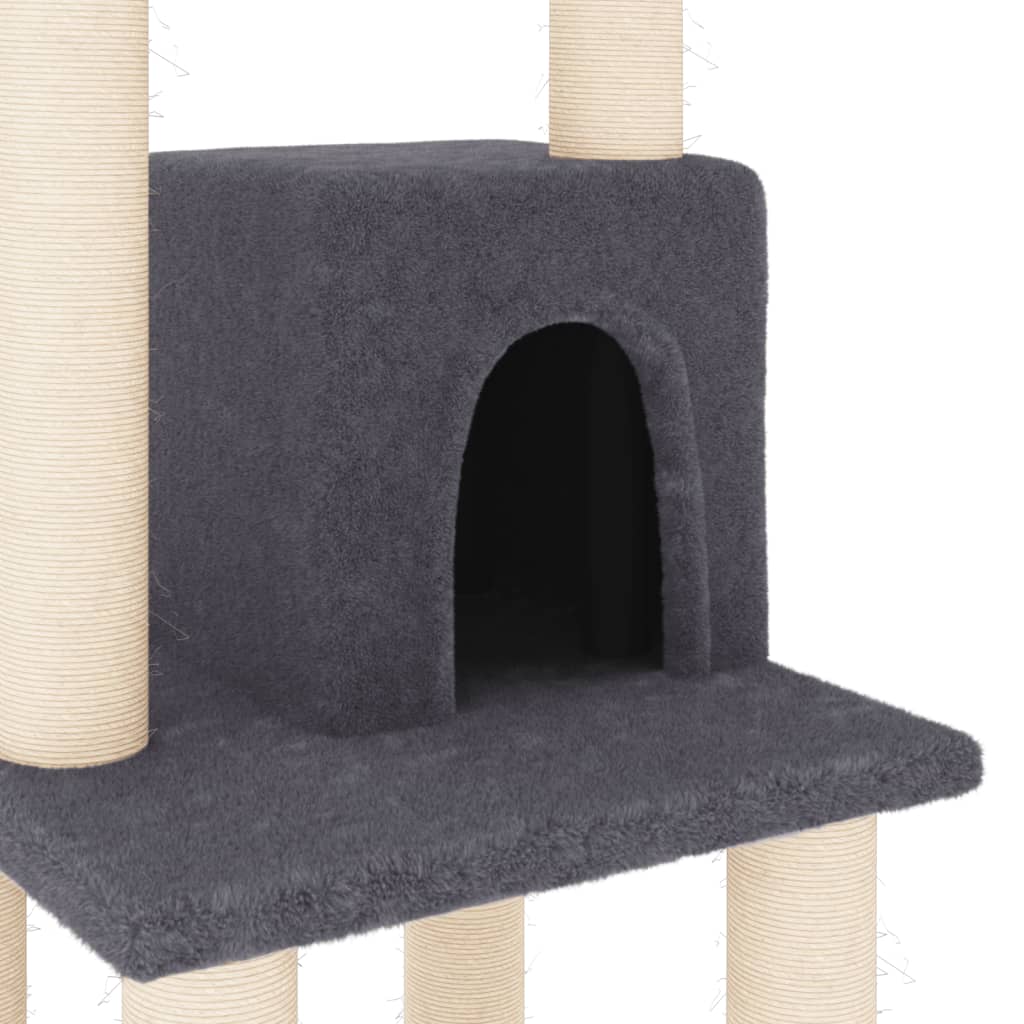 Cat Tree With Sisal Scratching Posts 105 Cm