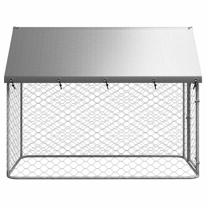 Outdoor Dog Kennel With Roof