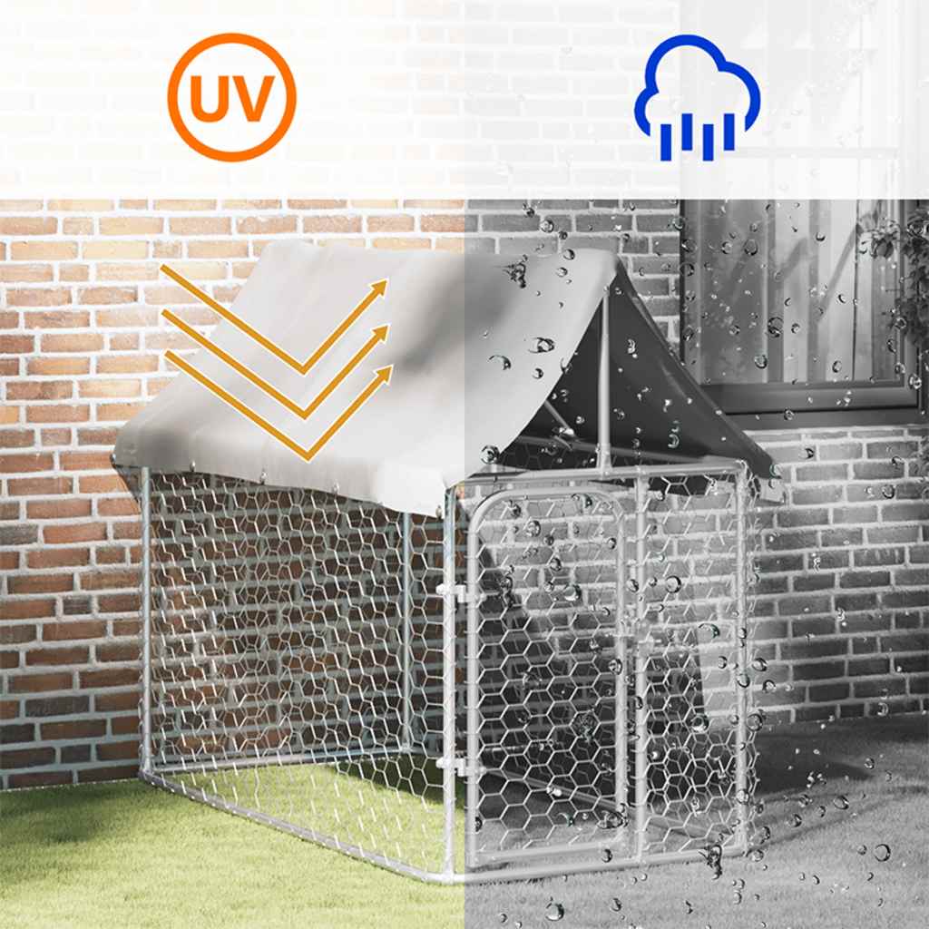 Outdoor Dog Kennel With Roof