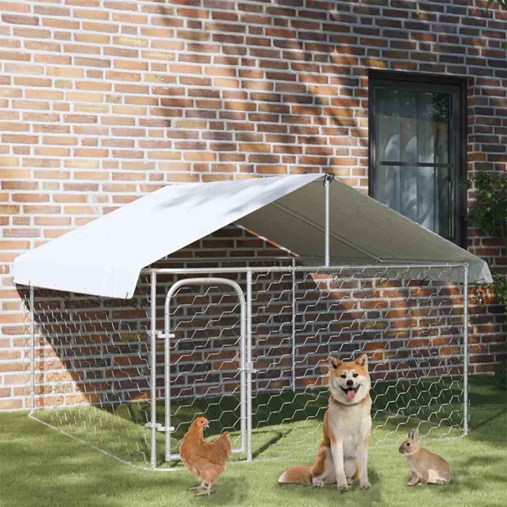 Outdoor Dog Kennel With Roof